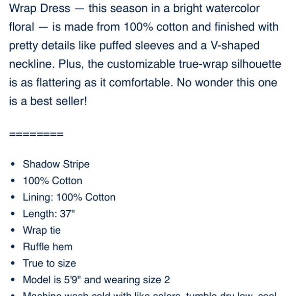 Floral Pink Wrap Dress Draper James Reba Dress - Picture 8 of 8